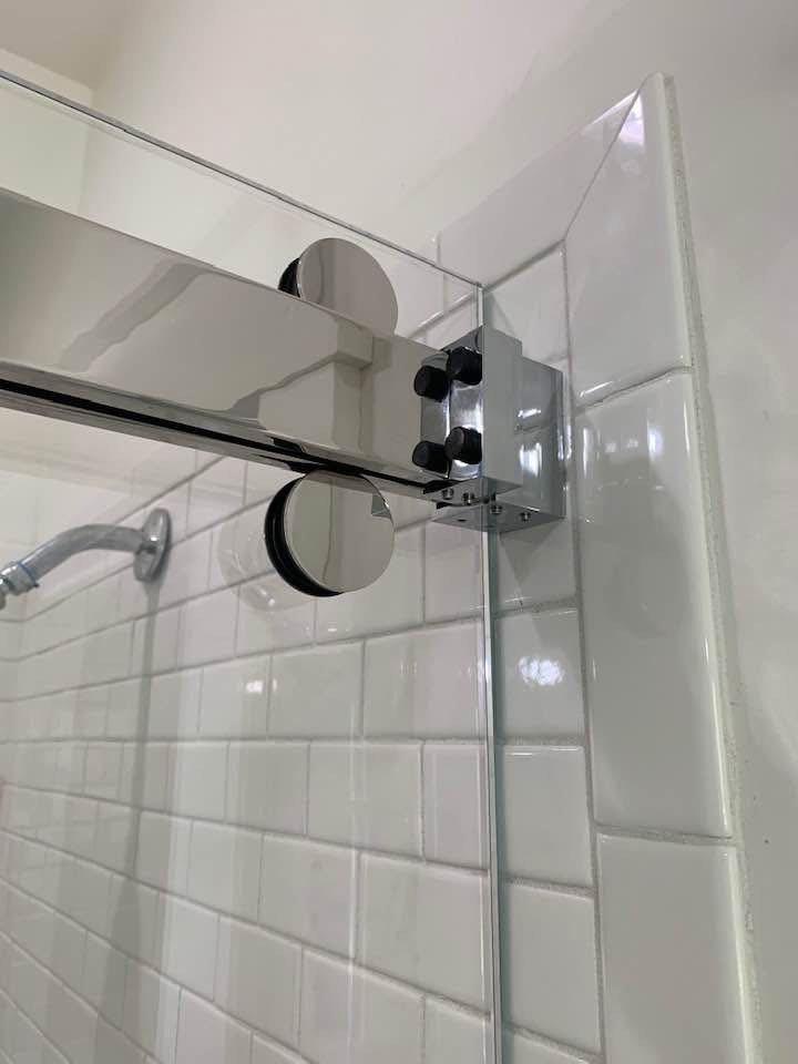 Cambridge Frameless Sliding Shower Door - Double Sliding System
