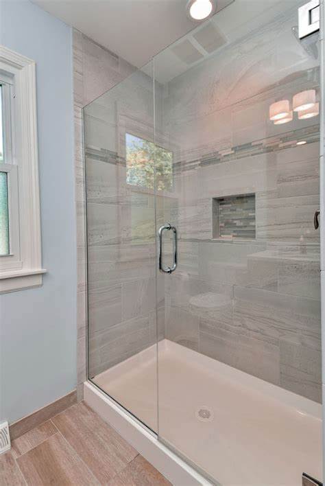 Frameless shower enclosure Door and Panel