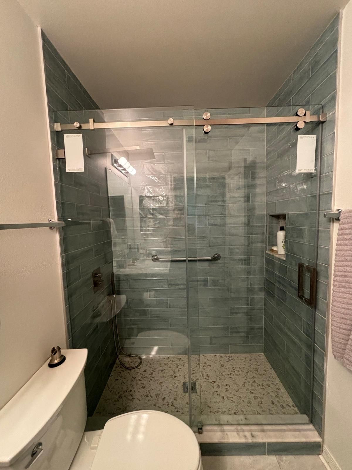 Frameless Sliding Shower Door - Serenity Style